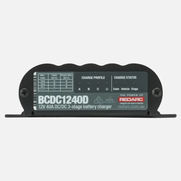 Redarc BCDC Classic Under Bonnet 40A DC Battery Charger - Image 3