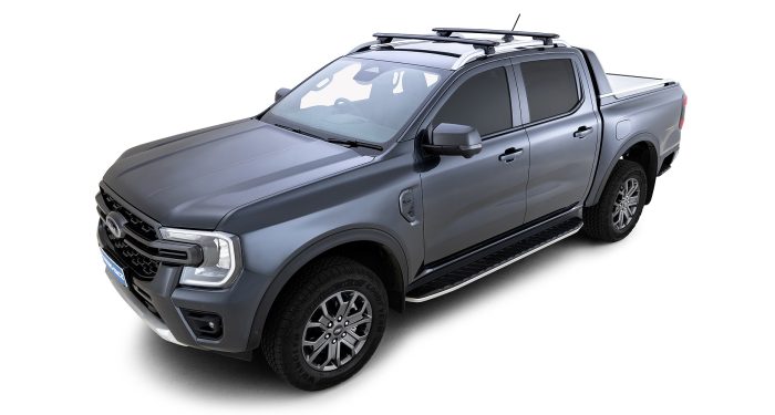 Rhino Rack Vortex RX Black 2 Bar Roof Rack - Next Gen Ranger Wildtrack