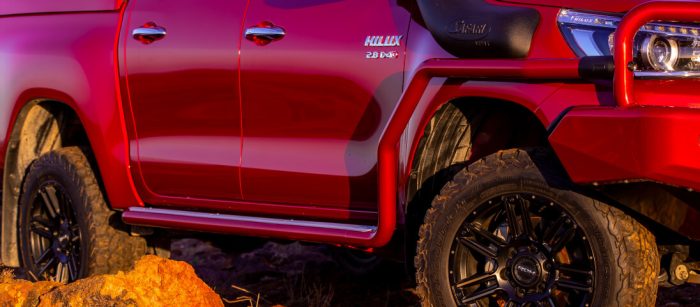 ARB Summit Side Rails and Protection Steps Toyota Hilux 2018 -2020 - Image 2