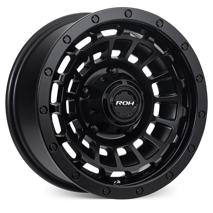 ROH Alloy One Twenty Matt Black 15x6 5/139.7 0p