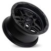 ROH Alloy Hammer Matt Black w/Gloss Lip & Anodised Bolts 17 x 9, 6/139.7 +25p - Image 4