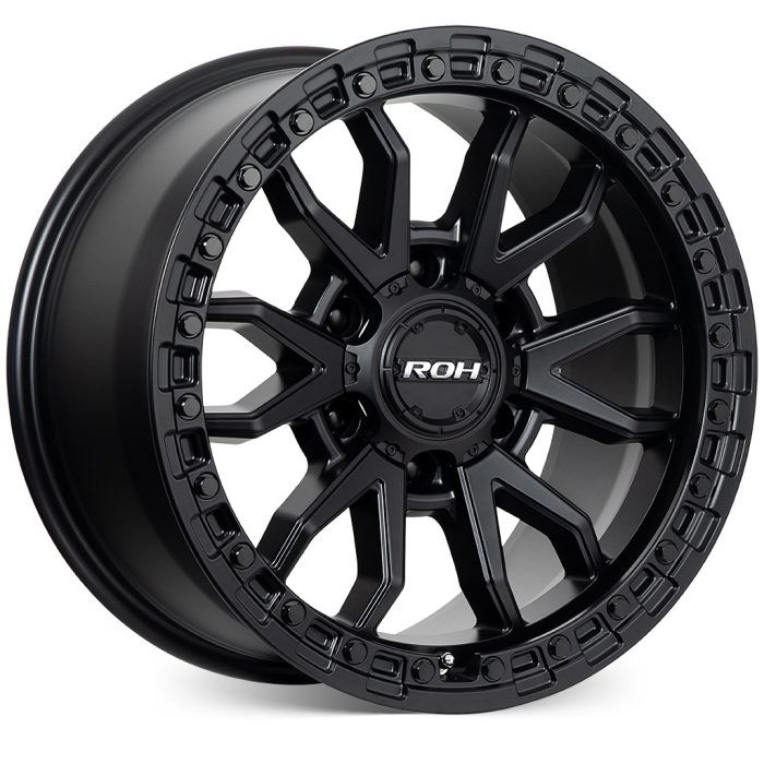 ROH Alloy Raid 17x9 6/139.7 +35p Matt Black