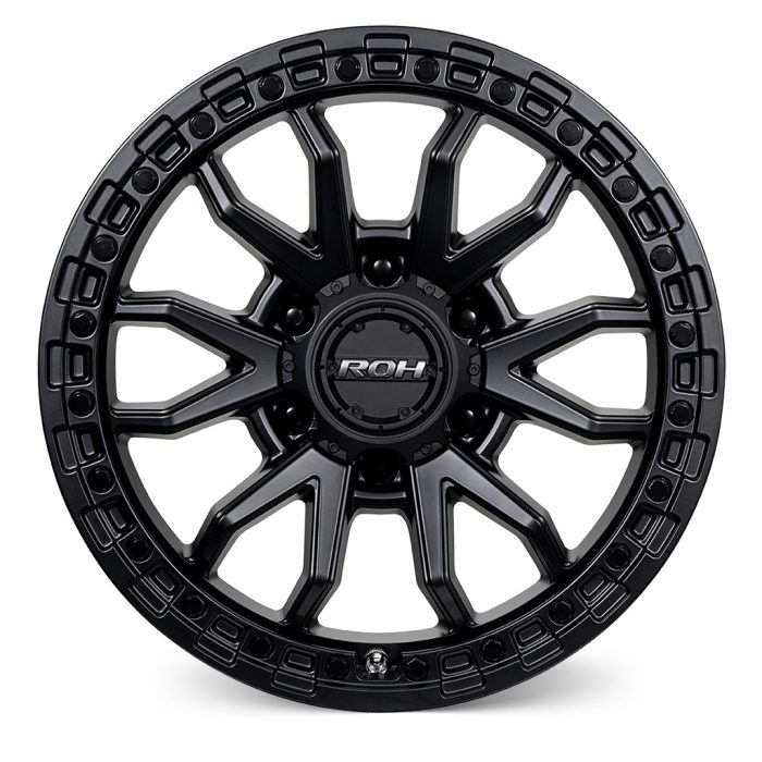 ROH Alloy Raid 17x9 6/139.7 +35p Matt Black - Image 2