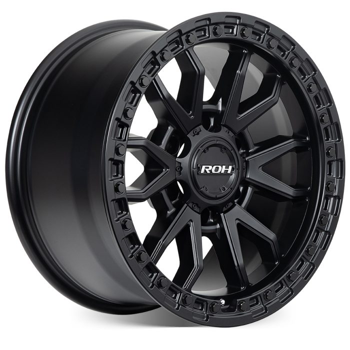 ROH Alloy Raid 17x9 6/139.7 +35p Matt Black - Image 5