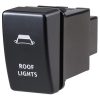 Holden Style Sealed Push Switch Off/On SPDT 12V Blue LED Illuminated Roof Lights Symbol