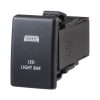 Holden Style Sealed Push Switch Off/On Spdt 12V Blue LED Illuminated LED Light Bar Symbol