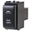 Nissan Style Sealed Push Switch Off/On Spdt 12V Blue Led Illuminated Roof Lights Symbol