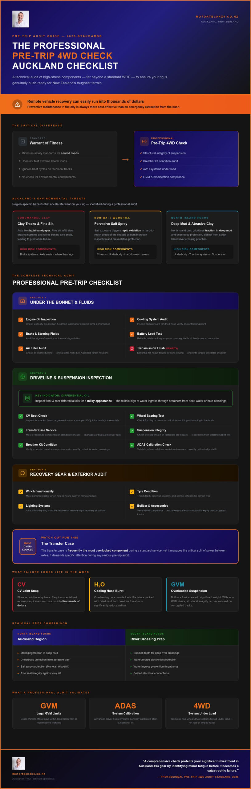 Pre-Trip 4WD Check Auckland: The Ultimate 2026 Rig Preparation Checklist
